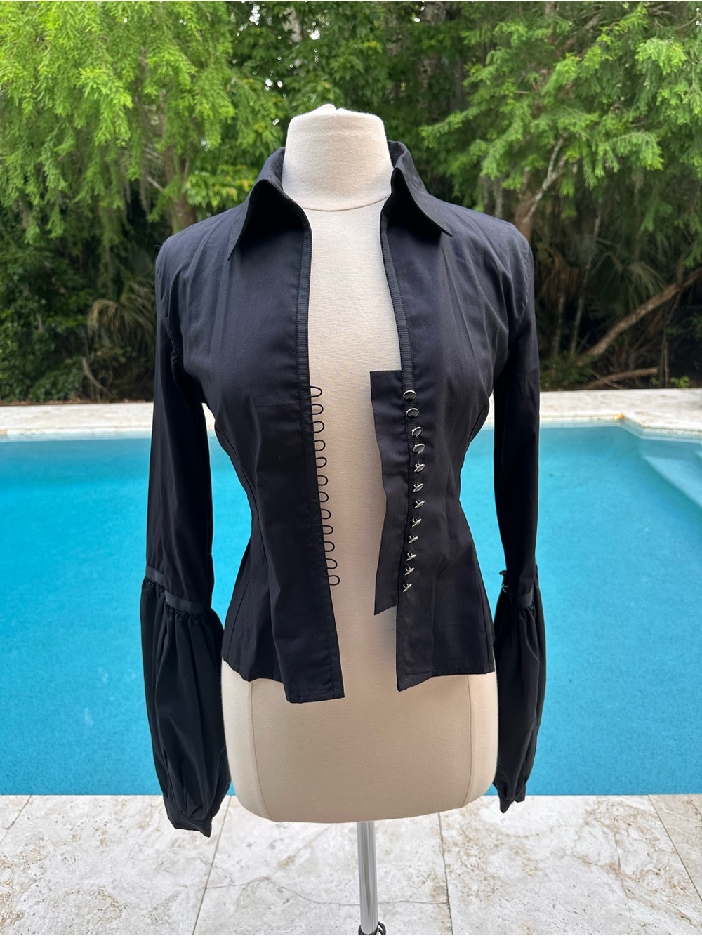 NWT Peruvian Connection Corset Blouse Size 6